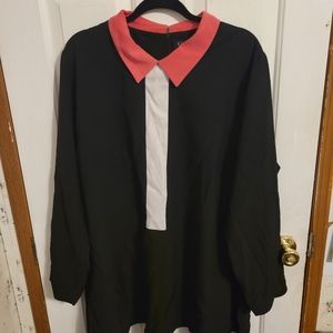 Black Eloquii Tunic Top